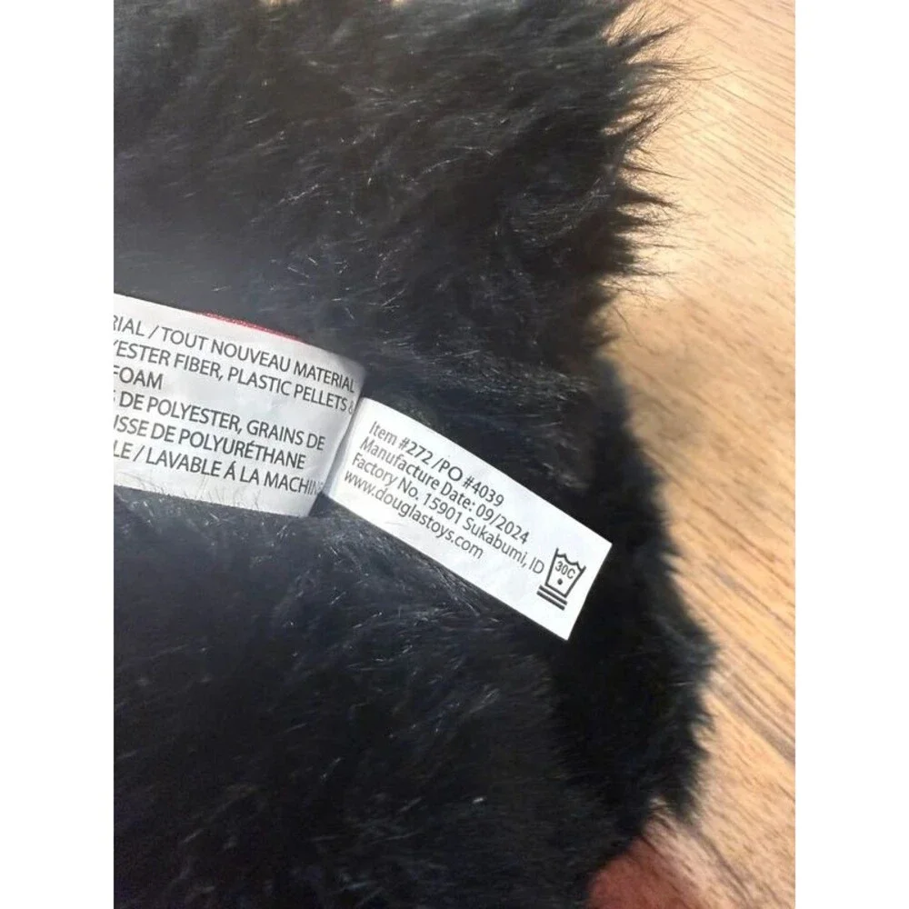 Douglas plush black bear #272 stuffed animal